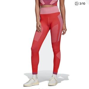 Adidas x Stella McCartney Red and Purple Leggings